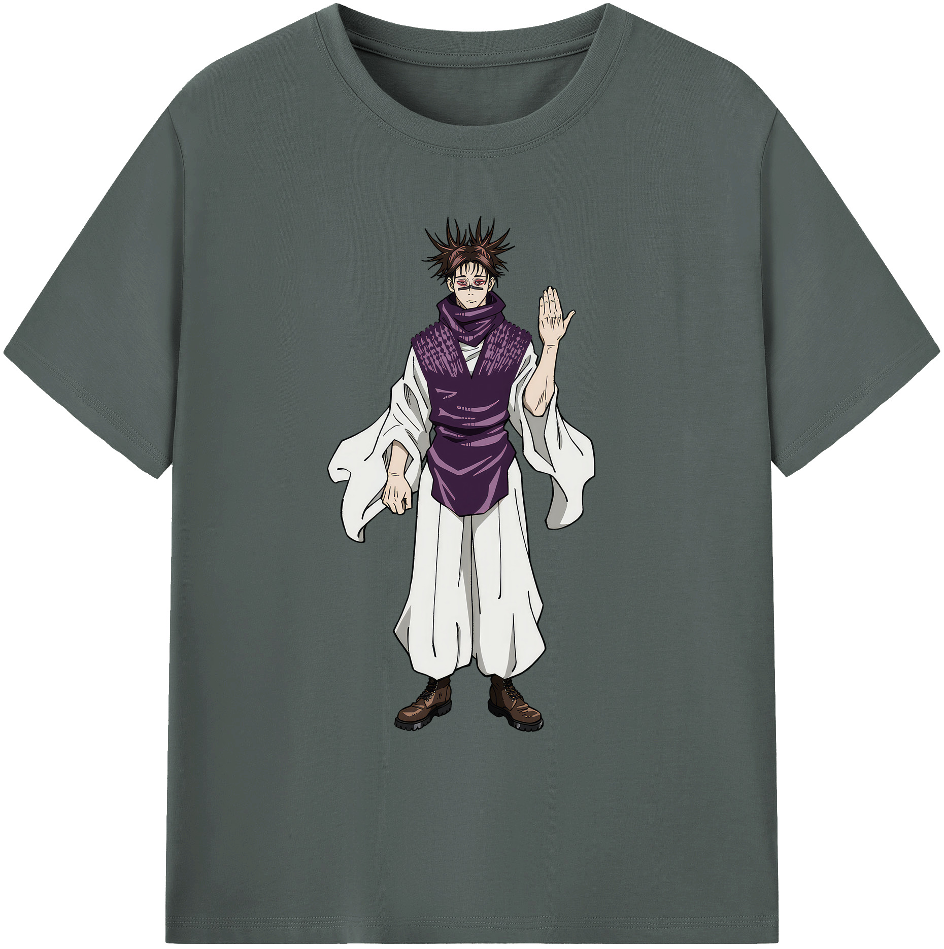 （画像用） 呪術廻戦 Jujutsu Kaisen 綿100％ メンズ半袖Tシャツ｜肌触りやわらか＆通気性